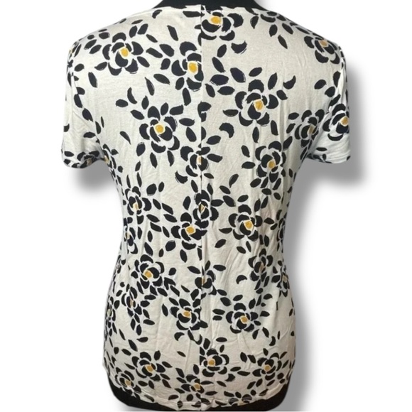 LANE BRYANT Stretch Tee - White Floral 10/12 - Picture 4 of 8
